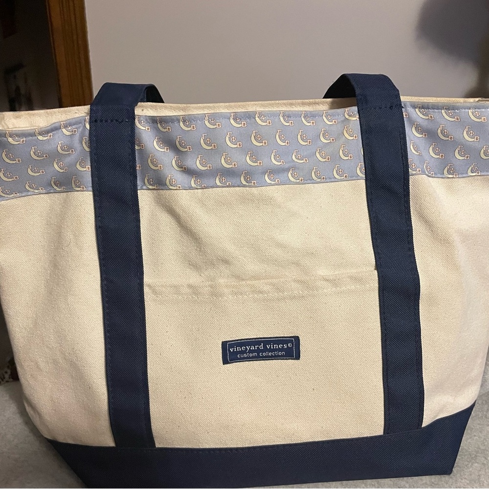 Vineyard Vines Canvas Tote Bag Gamma Phi Beta